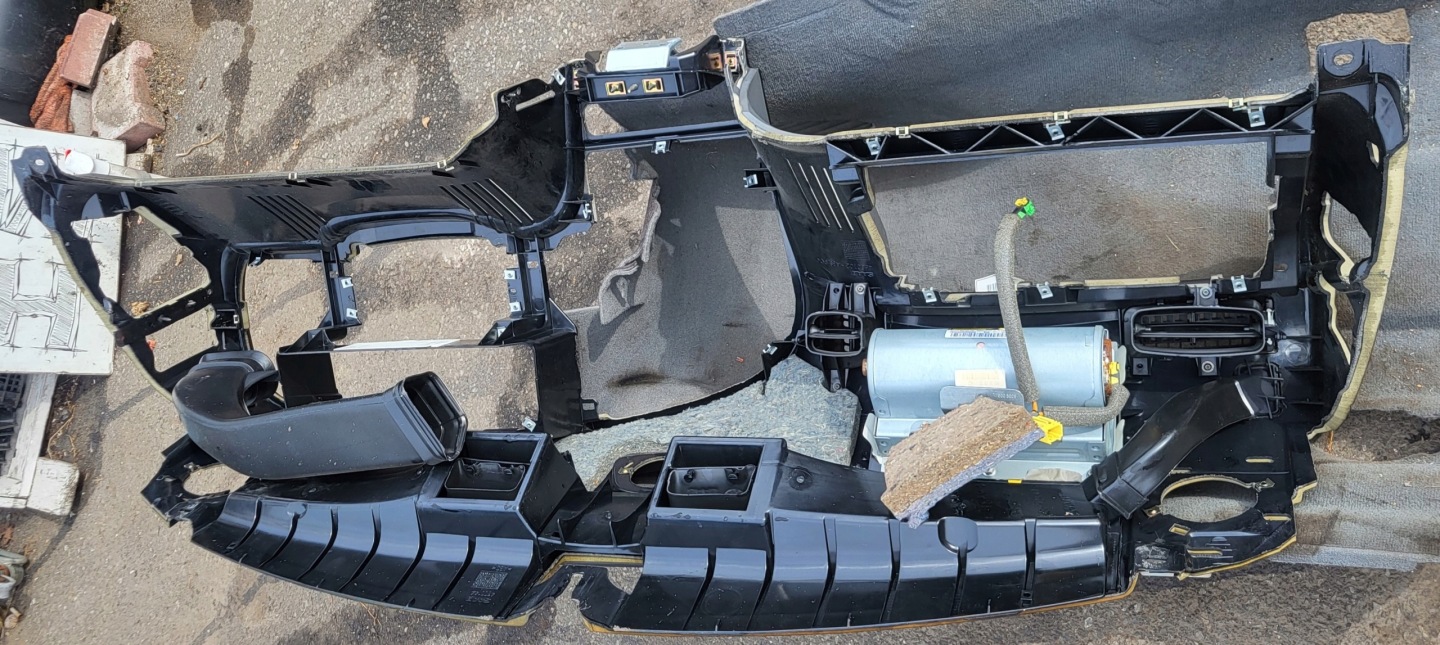 dashboard instrument panel console airbag KRATKI air conditioning devices SAAB 95 9-5 OE EU