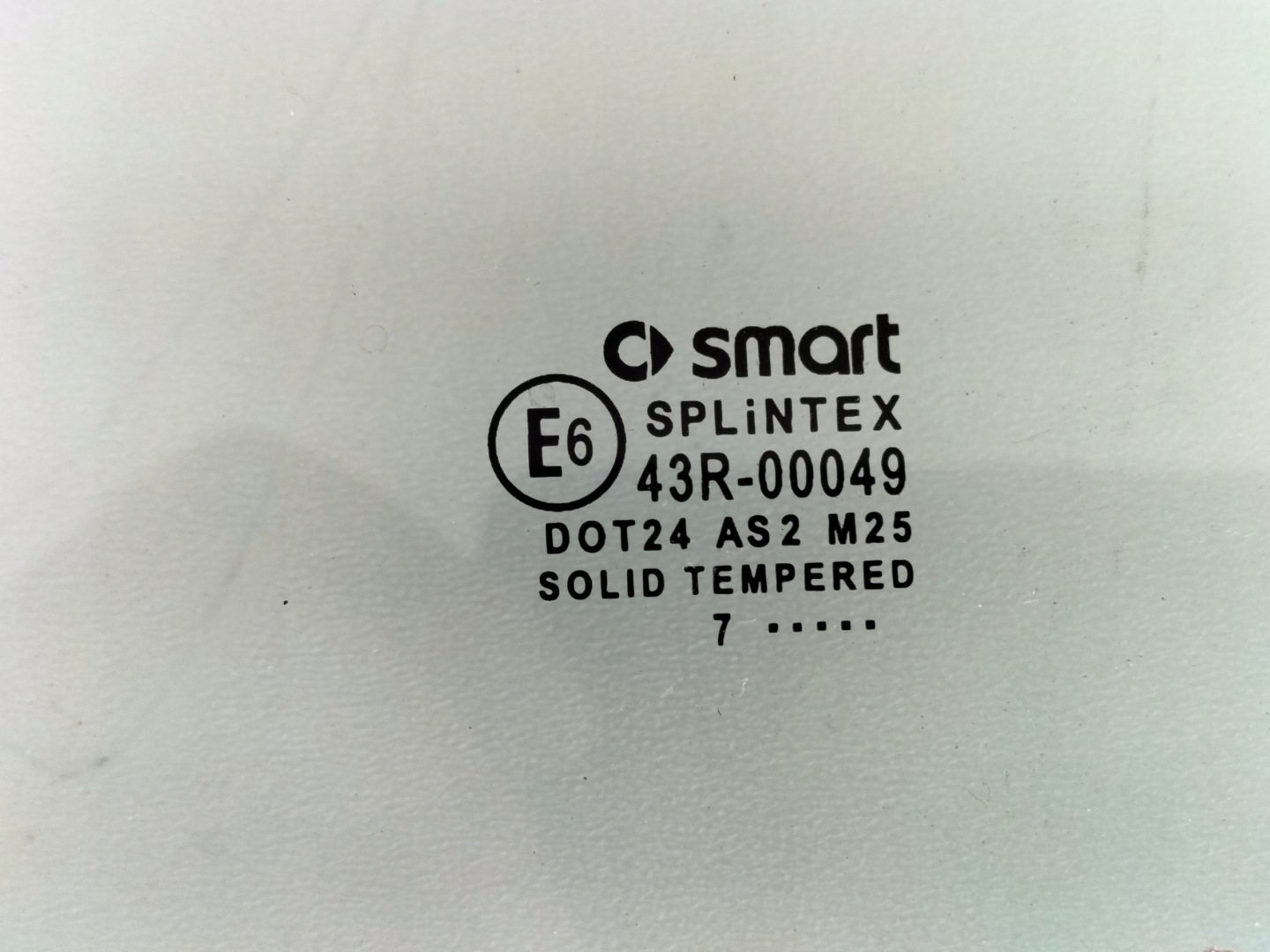 window door przednich front left SMART FORTWO 451 07-13 SPLINTEX