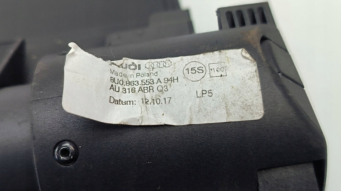 blinds boot 8U0863553A AUDI Q3 and 8U LIFT