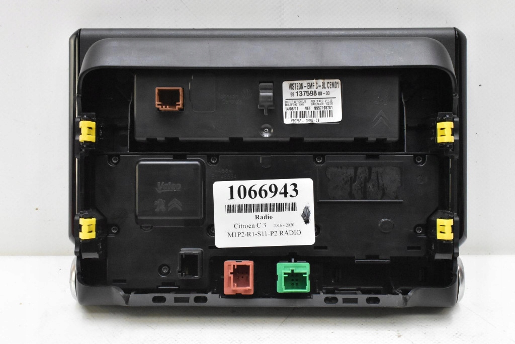 control panel RADIA 9813759880 CITROEN C3 3 III 16-20