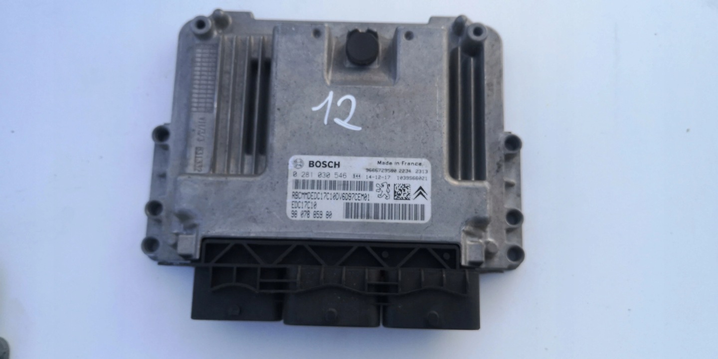 Computer ECU PEUGEOT CITROEN 9666729580 Original