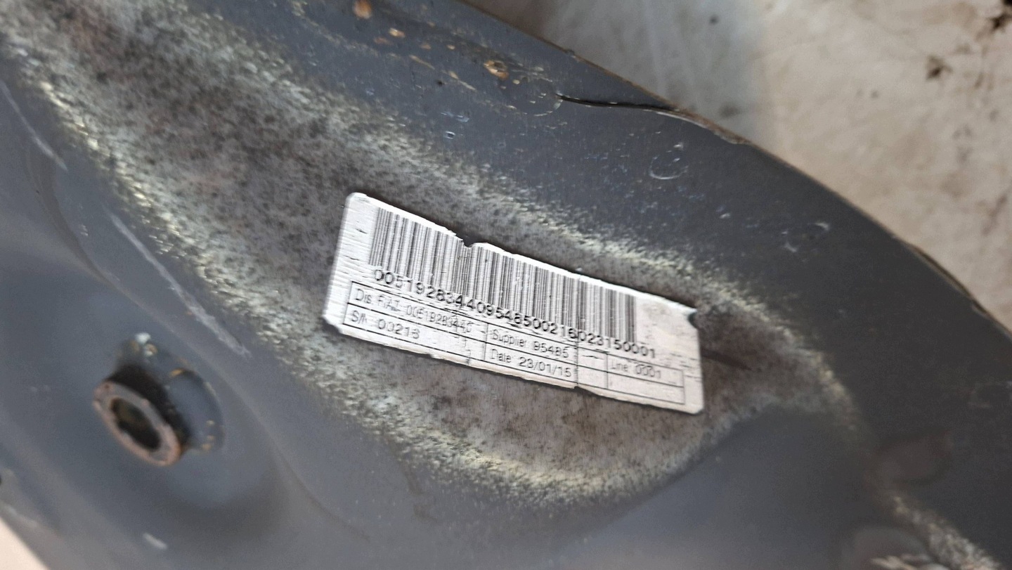 axle beam front FIAT PANDA III 2012