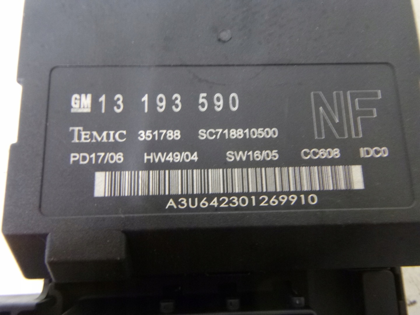 MONTAGGIO STARTOWY COMPUTER OPEL SIGNUM 2.2