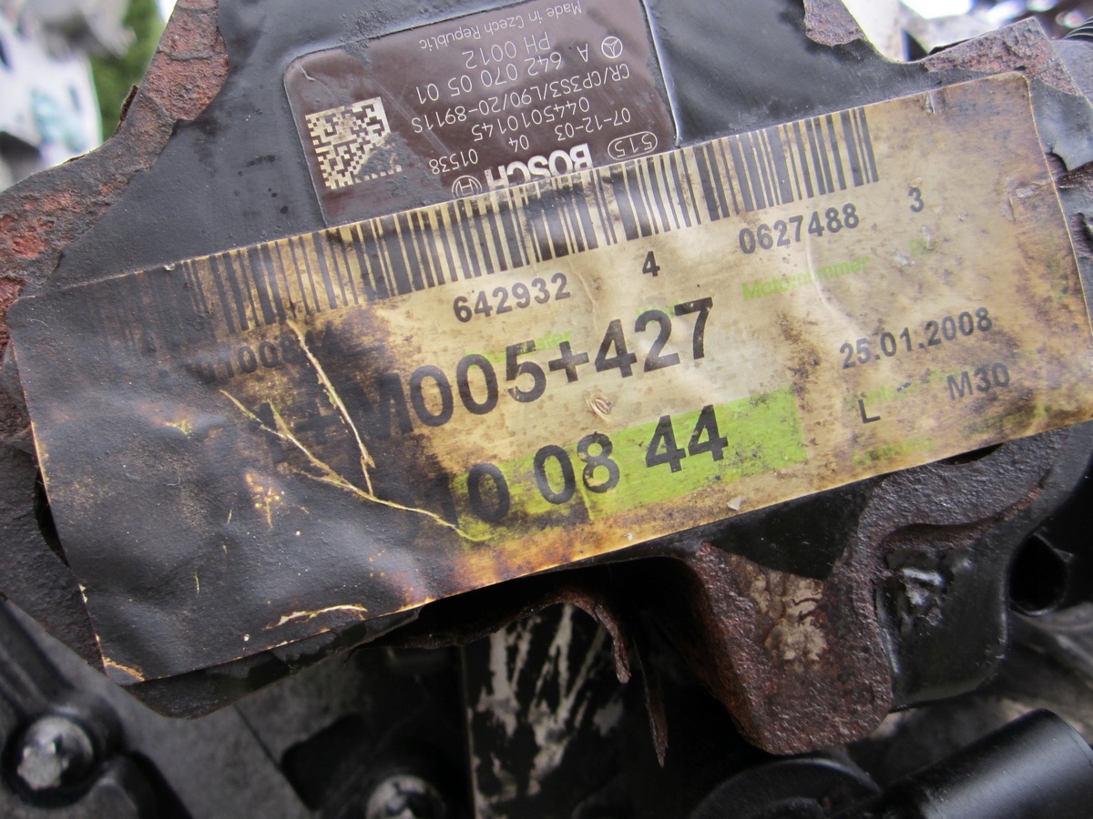 engine OM642 642932 Mercedes W221 S320 3.0 CDI V6 4MATIC 4x4