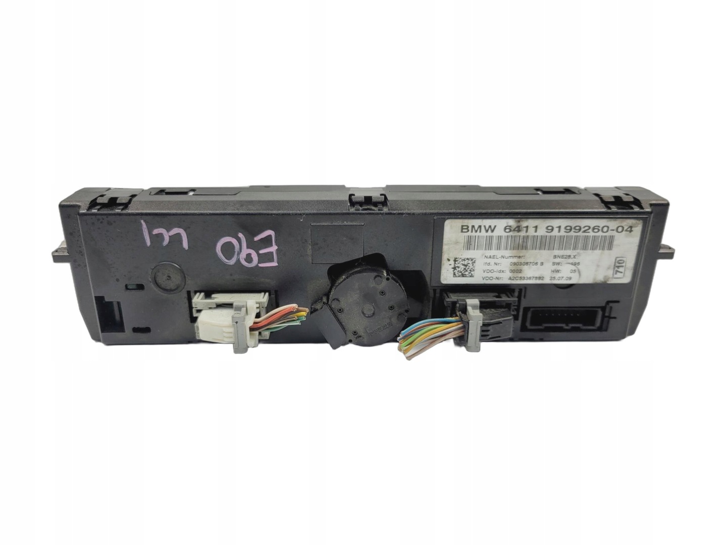 PANEL des lüfters klimaanlage BMW 1 E87 E90 9199260