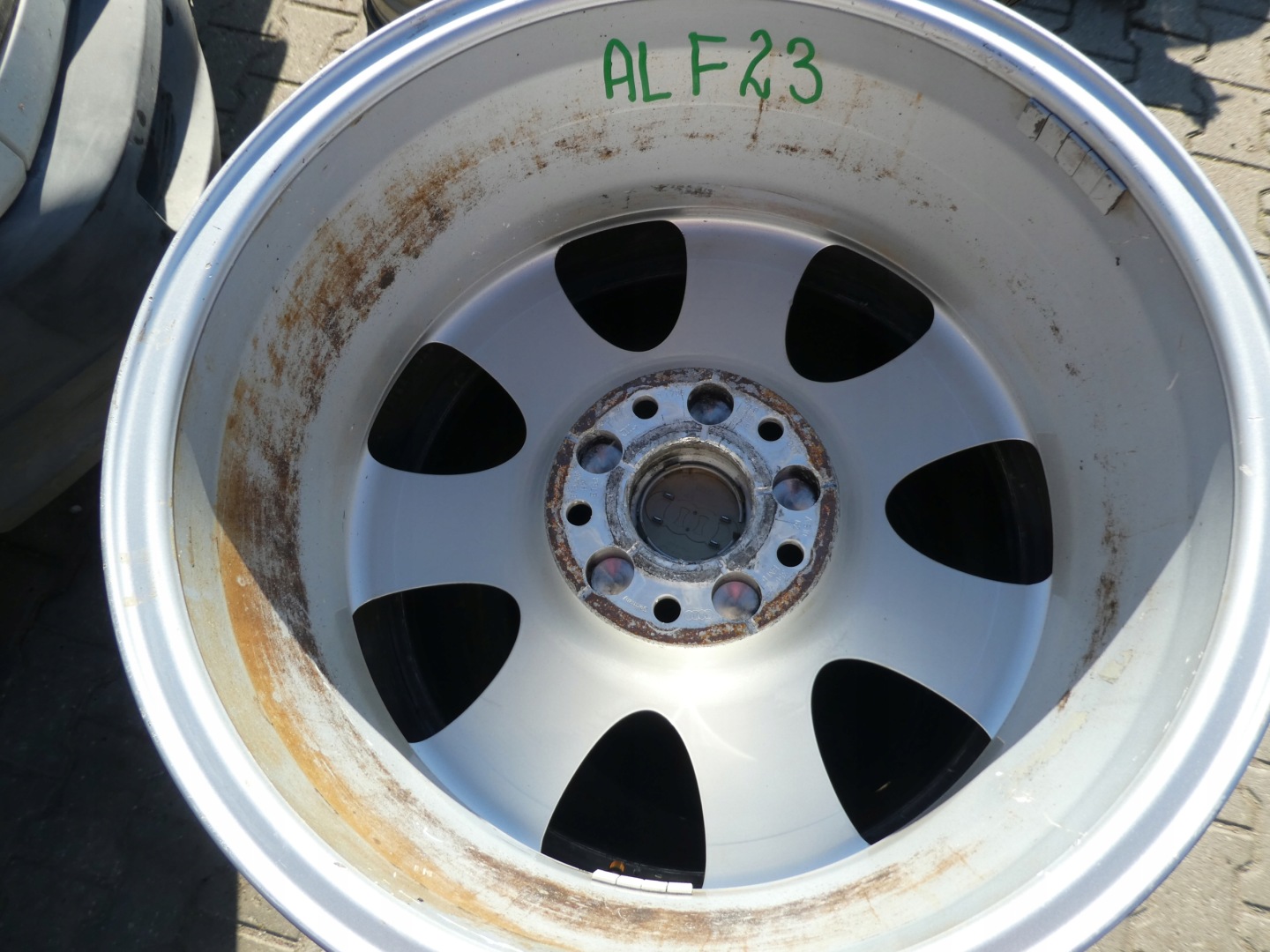 4X ALU discs original AUDI 4L0601025E