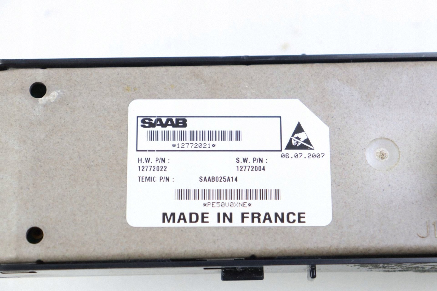 SAAB 9-3 93 II PANEL window control switch right front 12772021 12772022 EUROPA