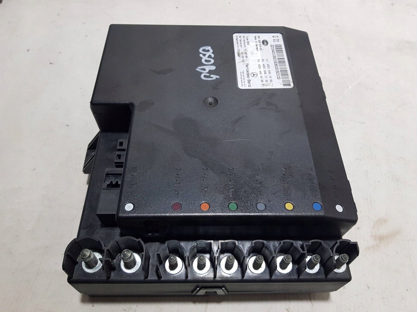 Mercedes S klasa W221 modulo Centralina BSG per batteria A2215401062