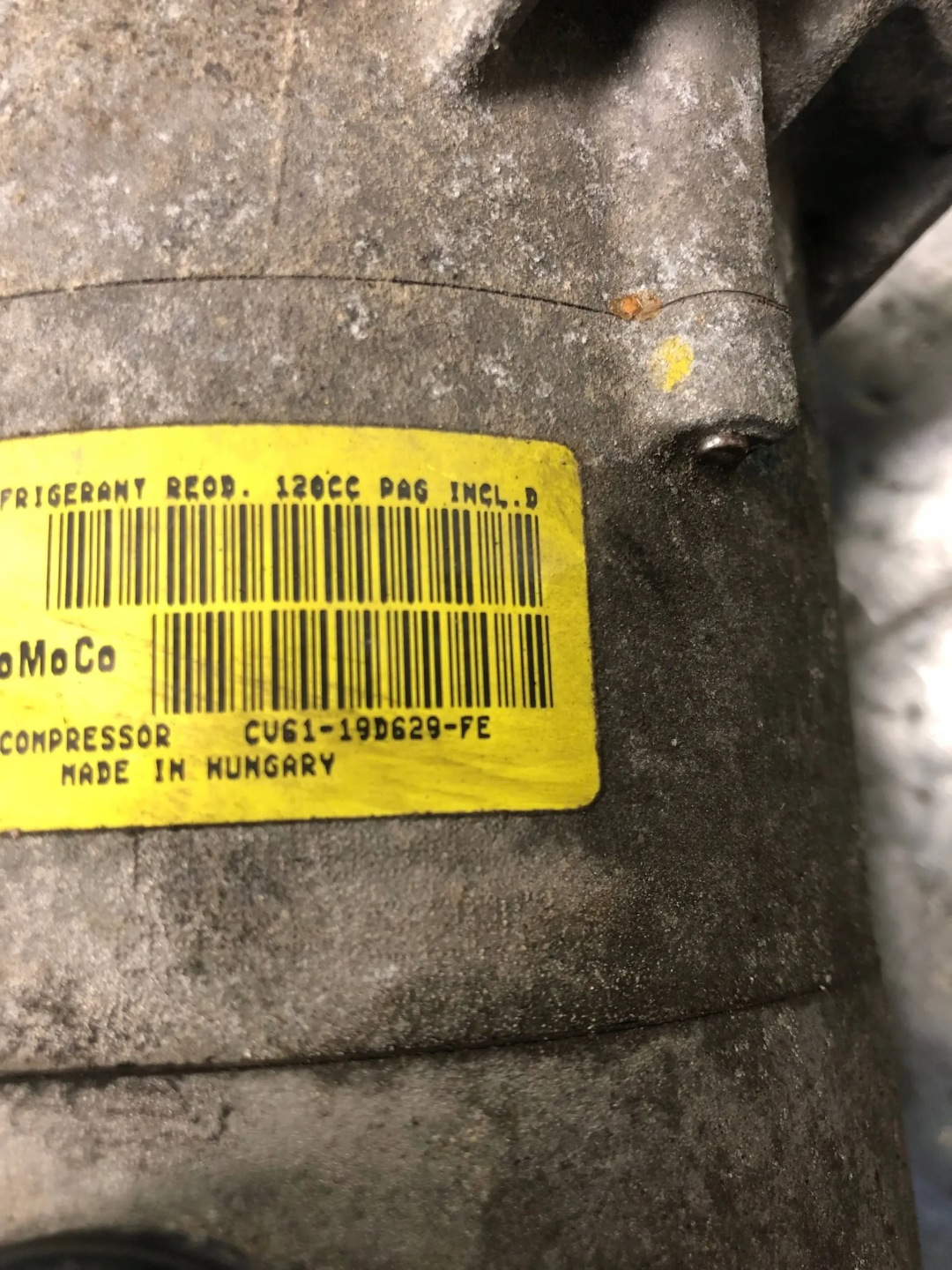 compressor compressor; of the air conditioning FORD FOCUS MK3 CV61-19D629-FE