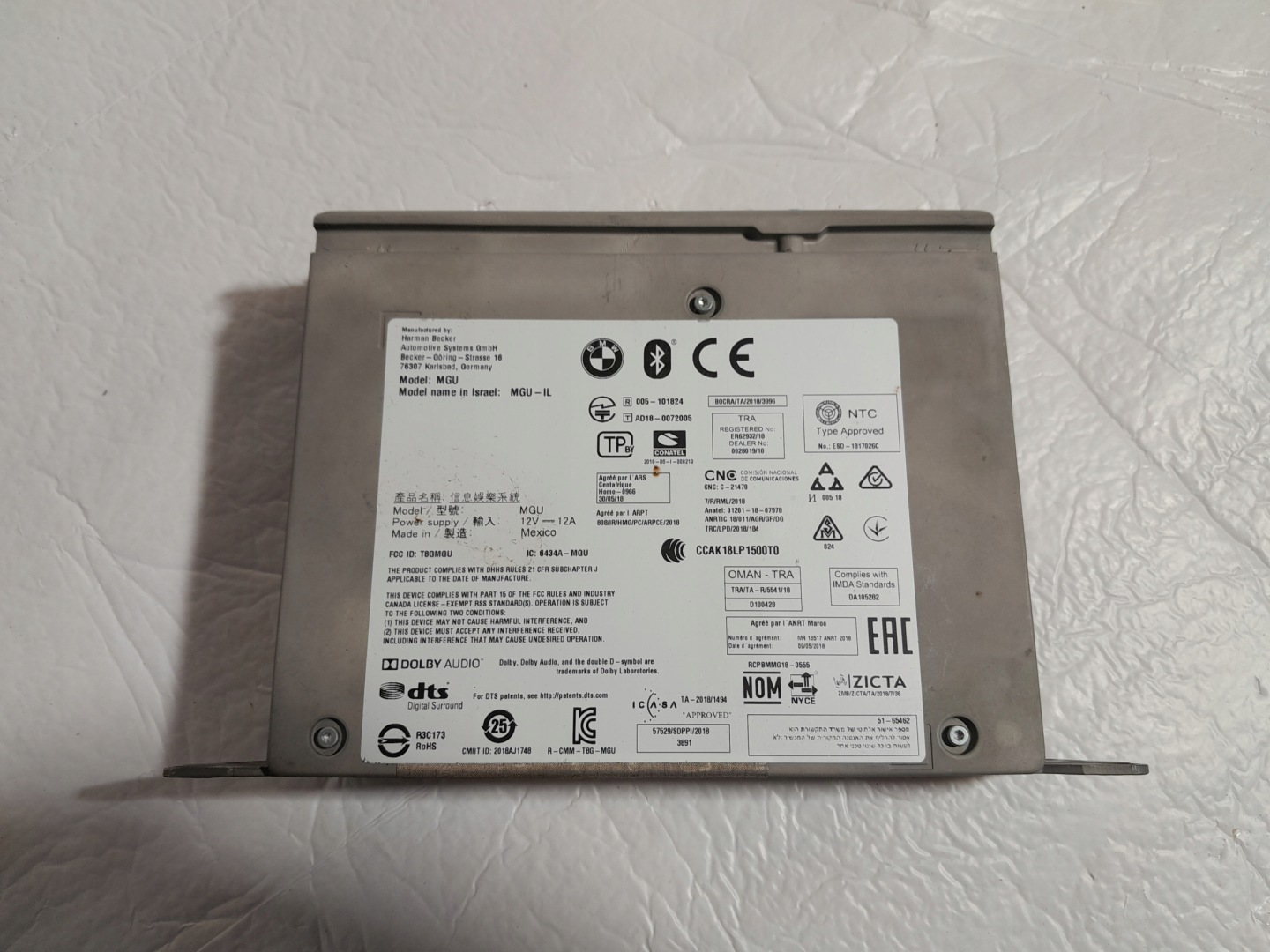 BMW X7 G07 40i MGU Navigation 5A071F0 65125A071F0 Headunit High 3