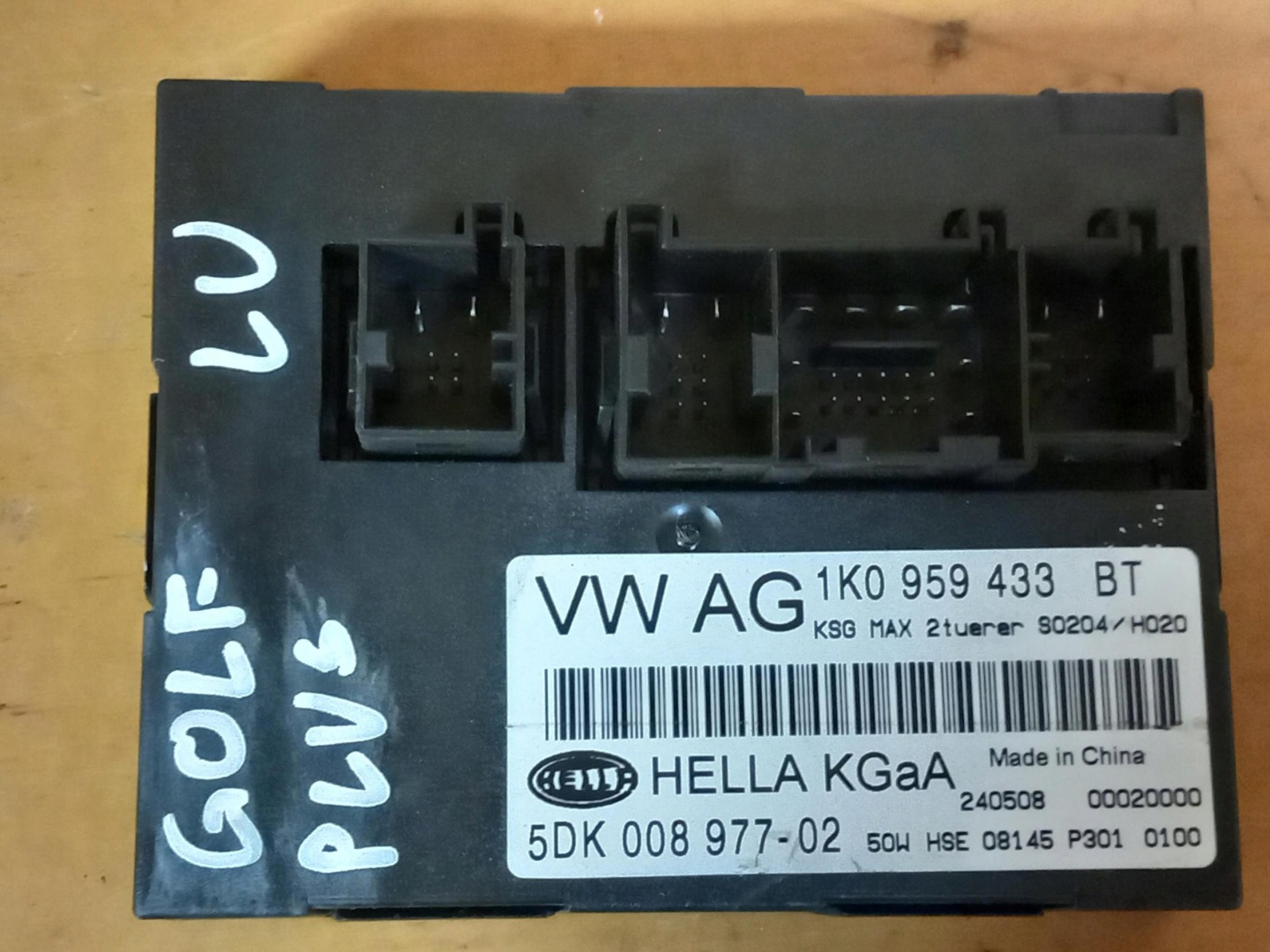 module control unit KOMFORTU VW GOLF plus 1K0959433BT 08-14