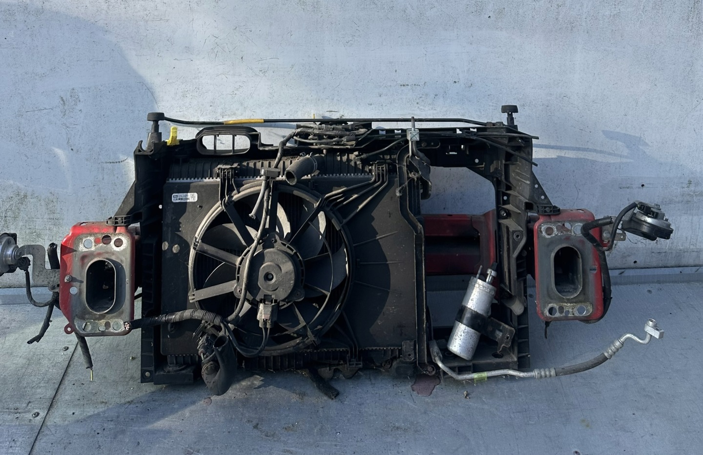FORD B MAX Kühler Gurten ZAKOWY Lüfter träger KOMPLET 1.6 TDCI