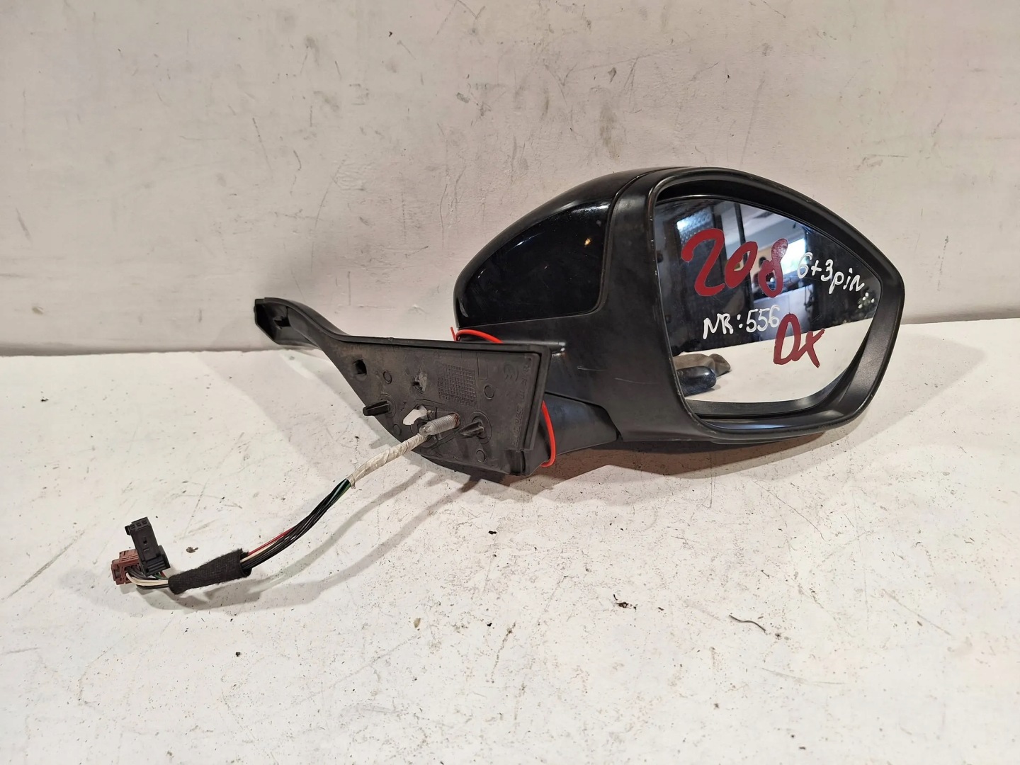 mirror exterior right Peugeot 208 12- 9 PIN EU