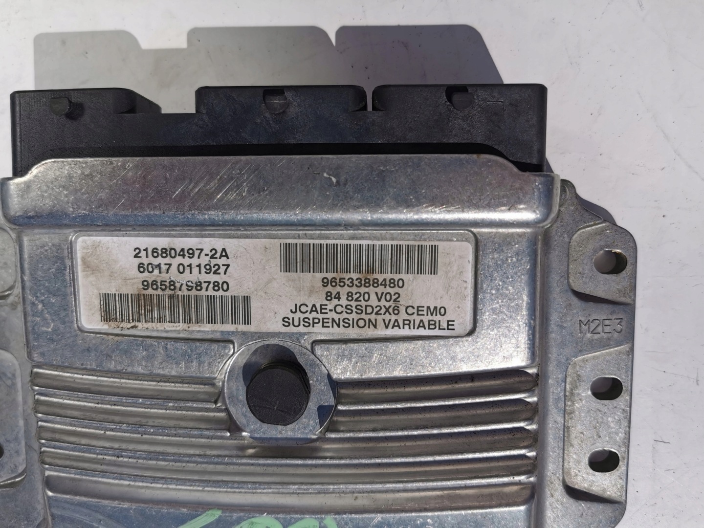 PEUGEOT 407 2.7D 21680497-2A 9658798780 Computer E
