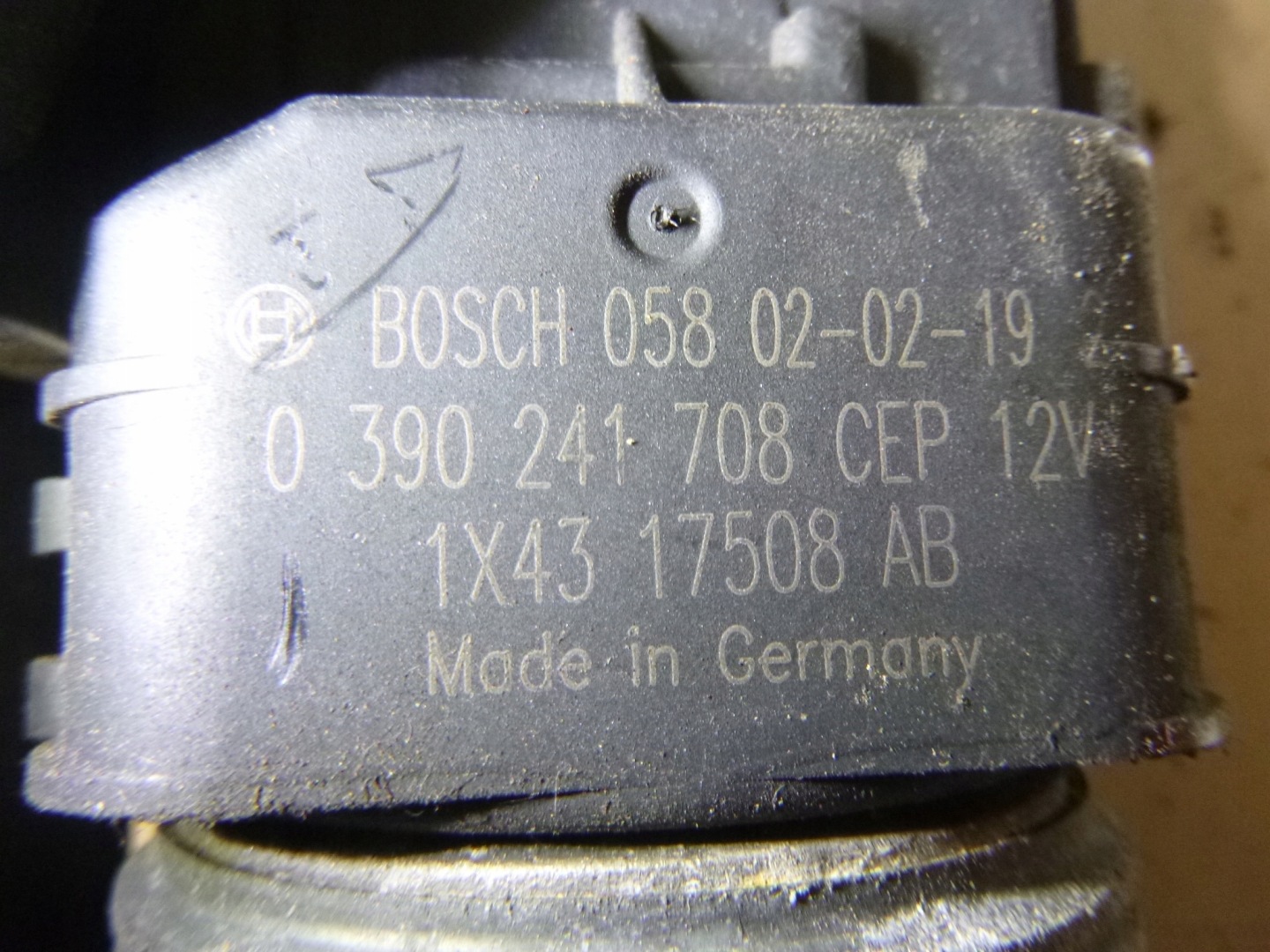 wiper mechanism front Jaguar X Type 01r.