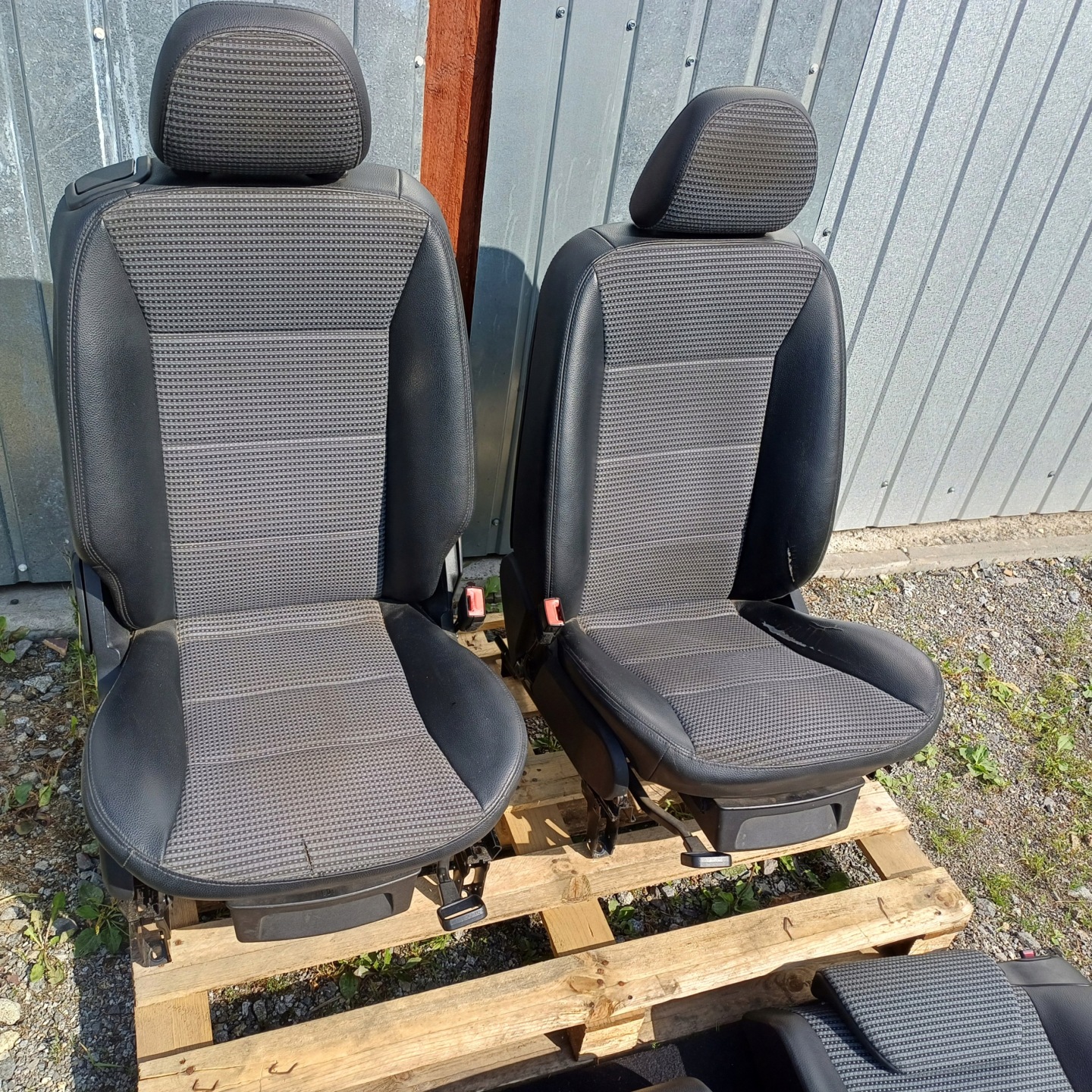 MERCEDES B KLASA W245 Sitze Halbleder KOMPLET