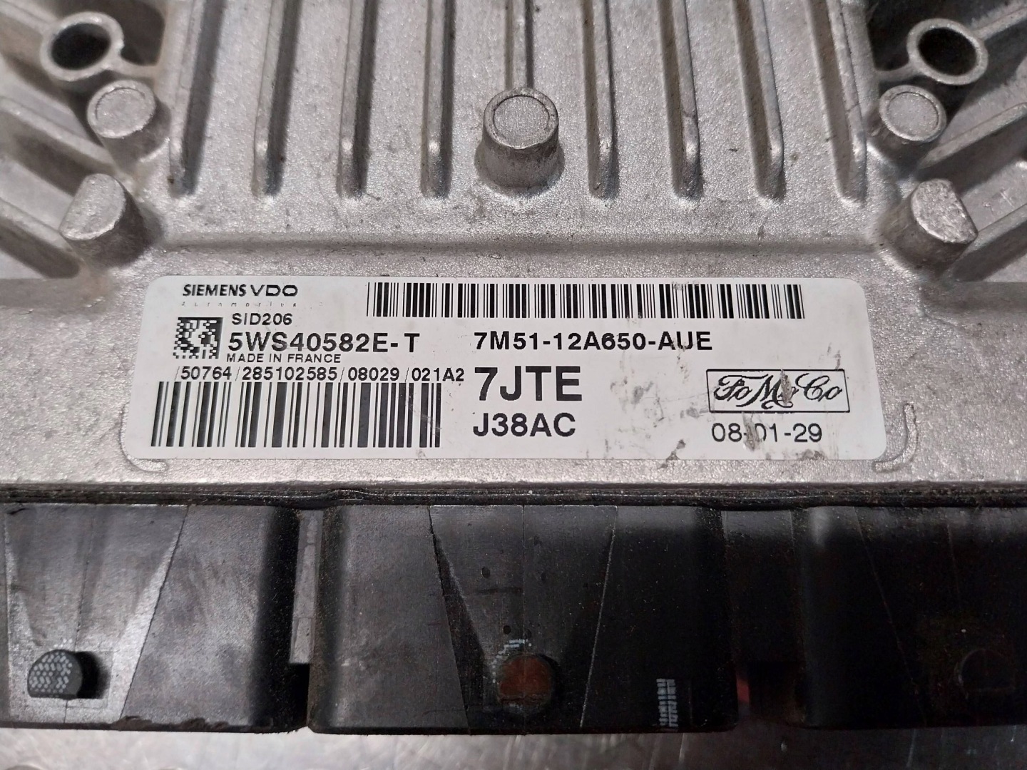 computer control unit of the engine 7M51-12A650-AUE FORD C-MAX MK1 FOCUS MK2 1.8TDCI