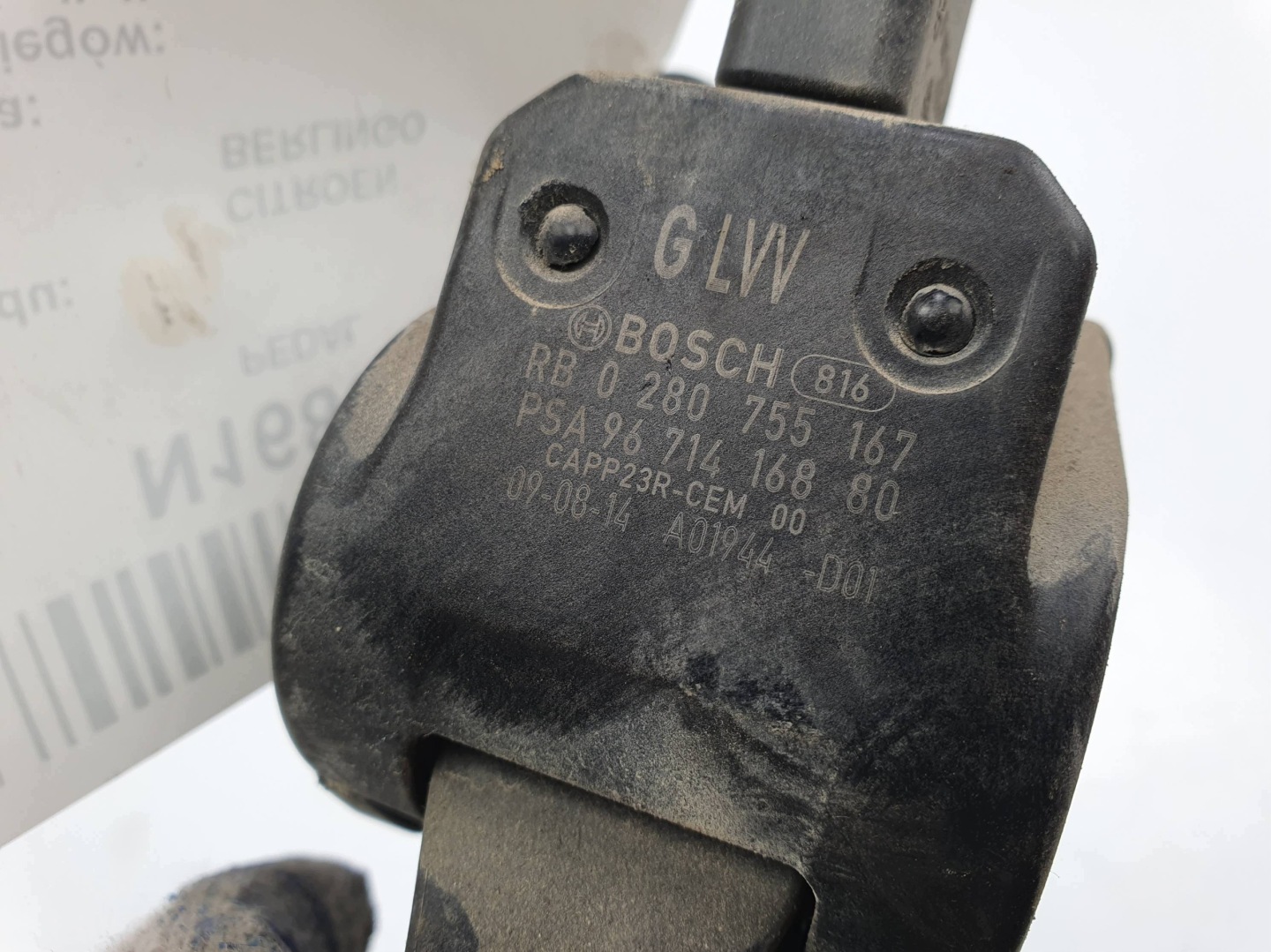 PEDAL 865229427 CITROEN BERLINGO