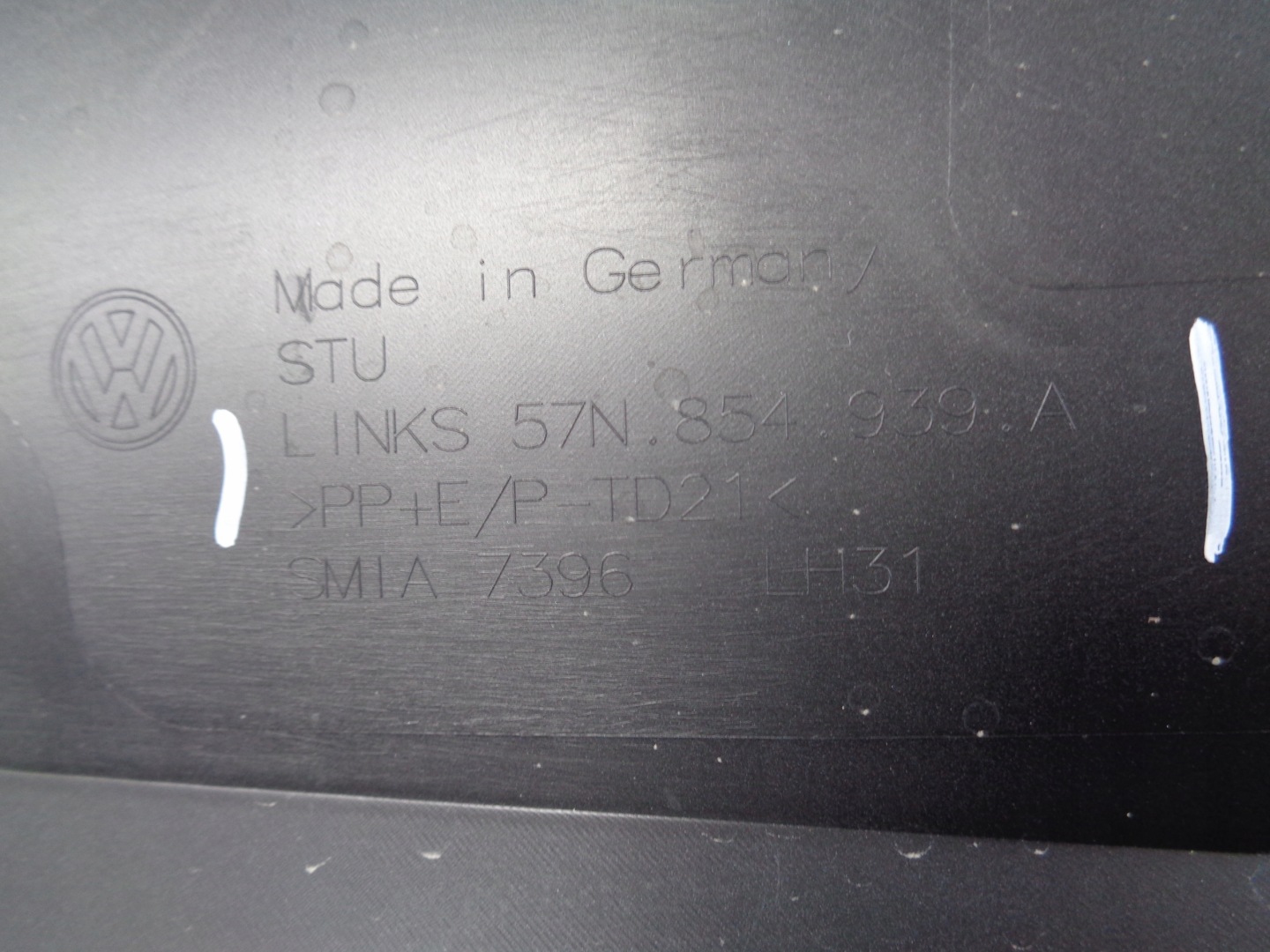 door left front VW CADDY 2K 2K7 20- NR 48743