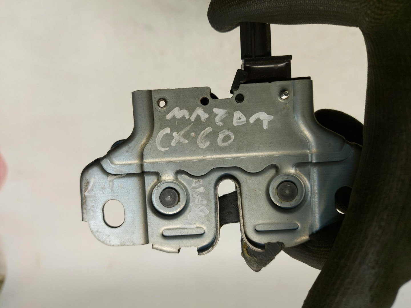 Mazda CX60 PHEV bonnet latch lock left front