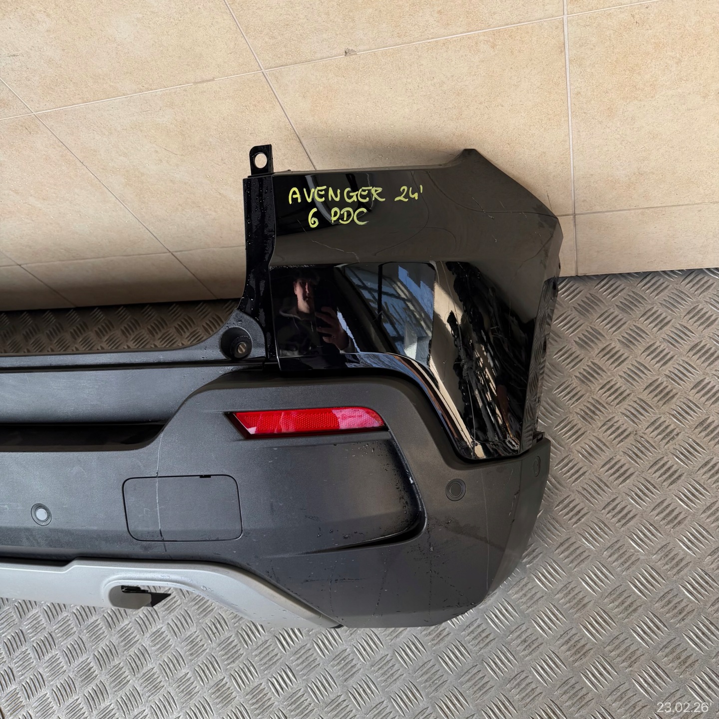 bumper rear complete JEEP AVENGER 2024 ROK 6 PDC