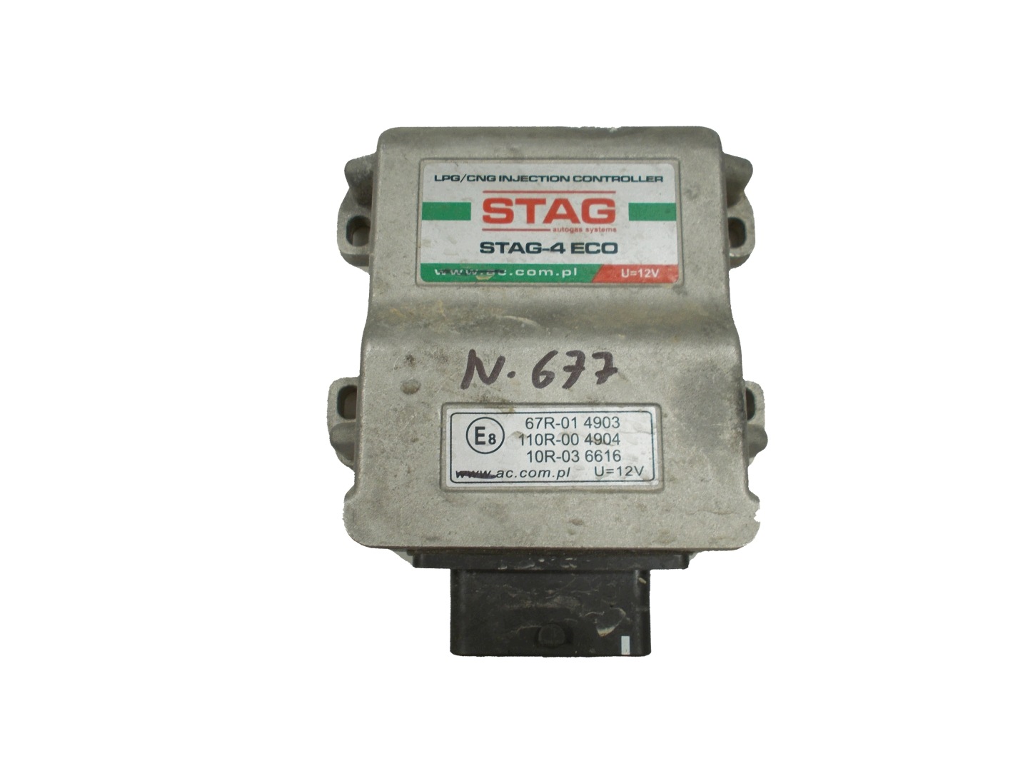 control unit module computer LPG gas STAG-4 ECO 67R-014903 110R-004904