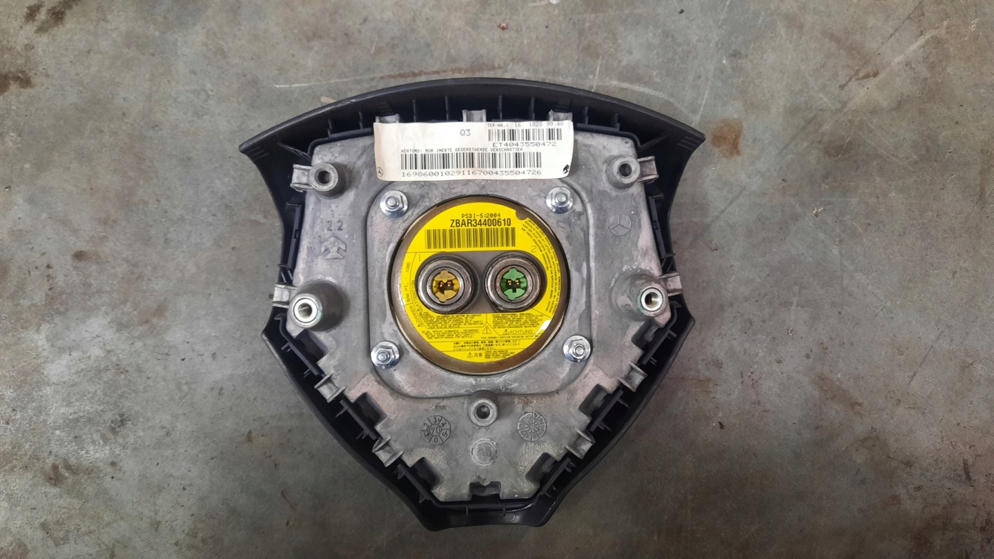 console adjusters sensor airbags Mercedes W169