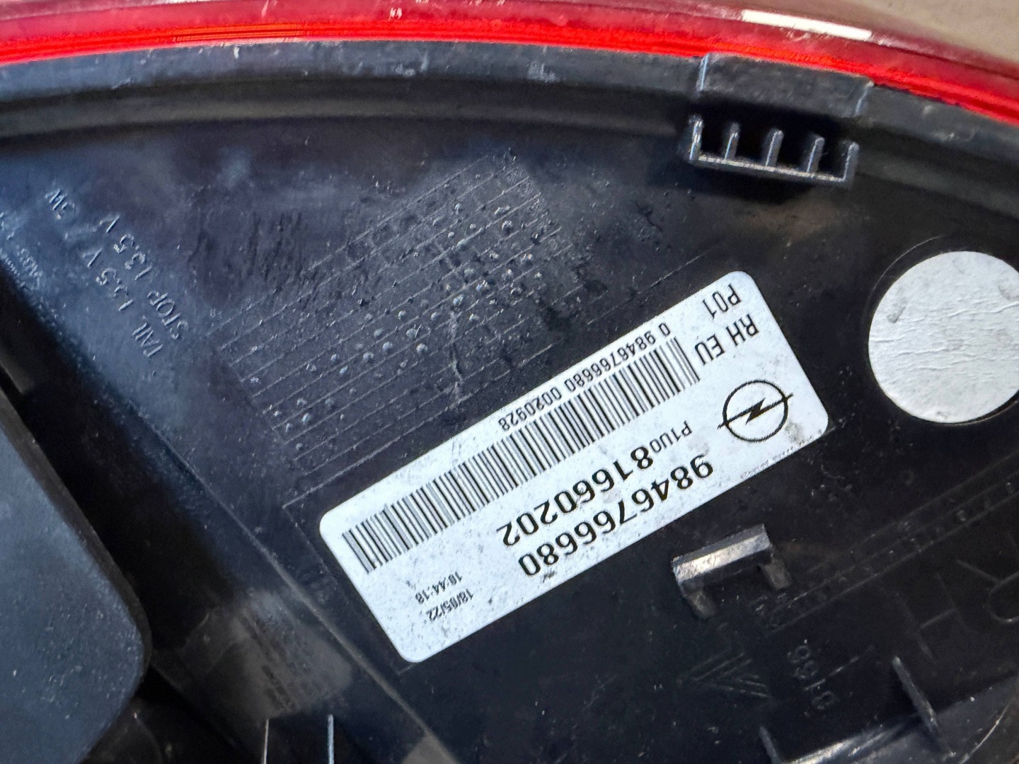 Opel Grandland X Lift 21- light rear part rear right