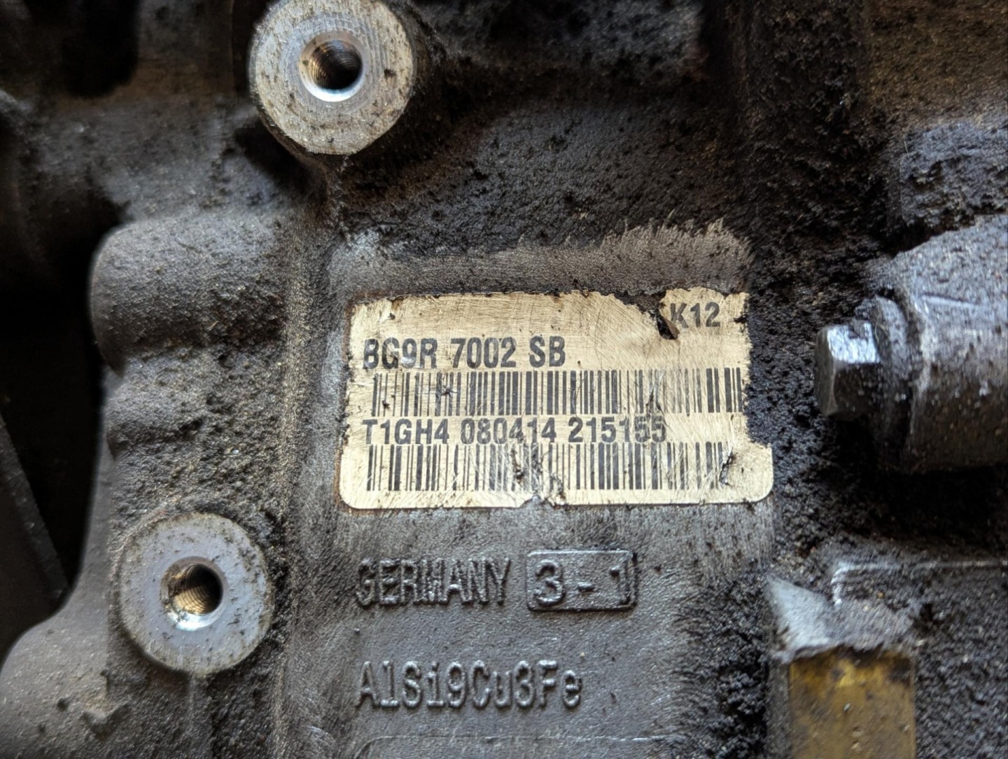 6-biegowa Getriebe Ford S-Max facelift 2014 BG9R-7002-SB