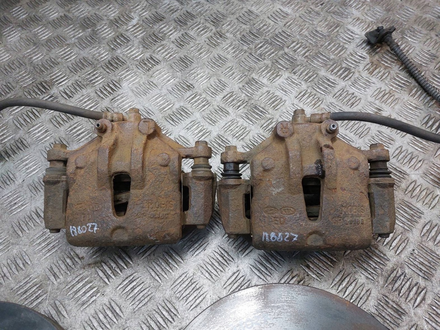 discs brake front + calipers HYUNDAI I30 and 1.6 CRDI 280MM nice discs