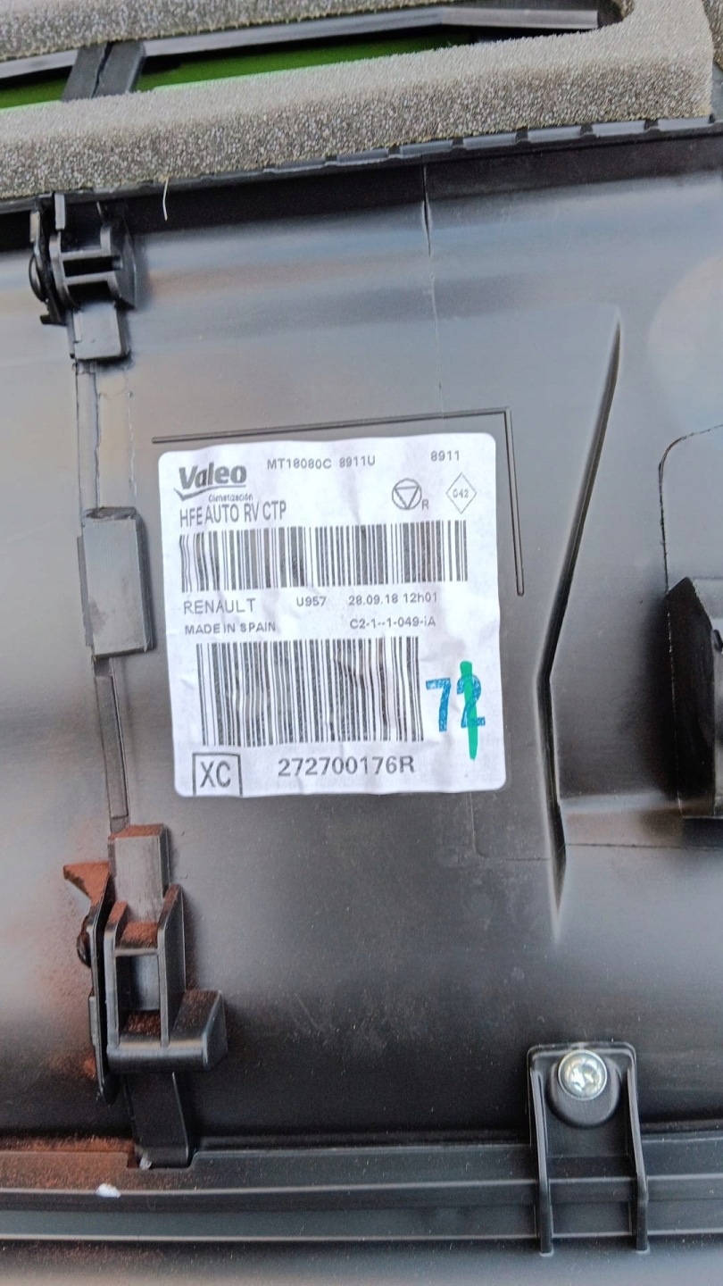 heater heating RENAULT KADJAR 272700176R