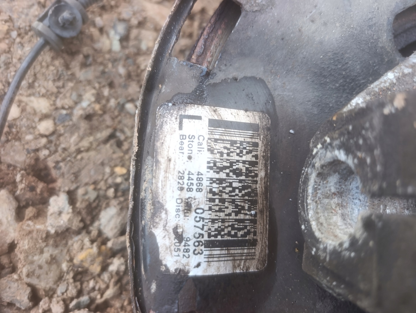 swing z of the pivot left front left front Opel Astra J 1.7