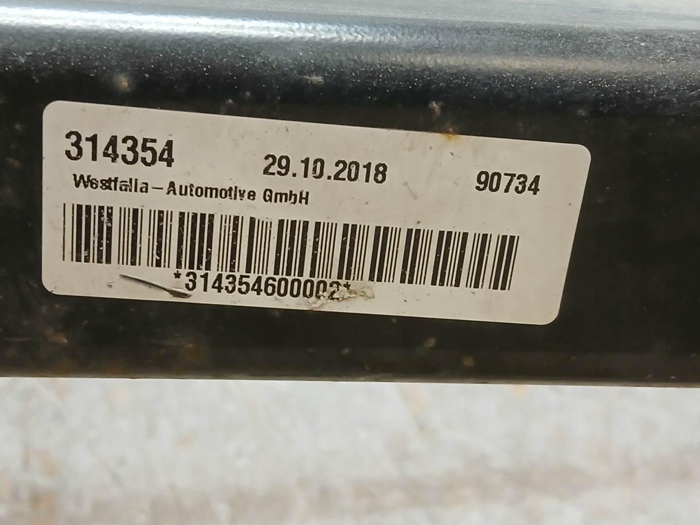 tow OPEL ZAFIRA C 314354