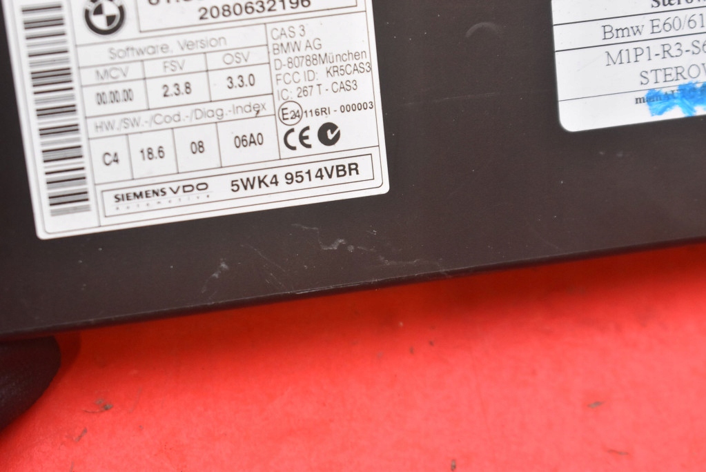 Centralina modulo CAS 9147217 BMW E60 E61 2.0 D 177 KM 07-10