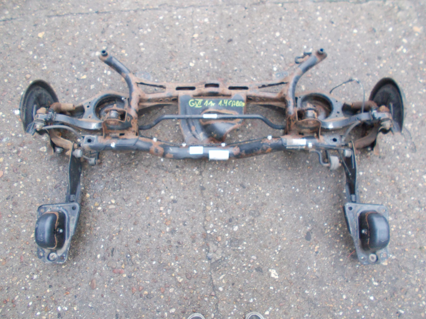 VW GOLF VI CABRIO 1.4 TSI 11R BEKLA springing rear part