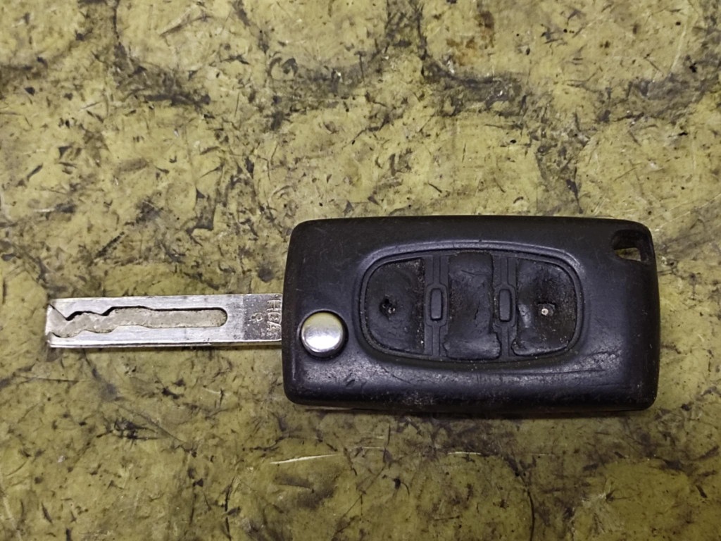 CITROEN C4 ignition key 9663123380