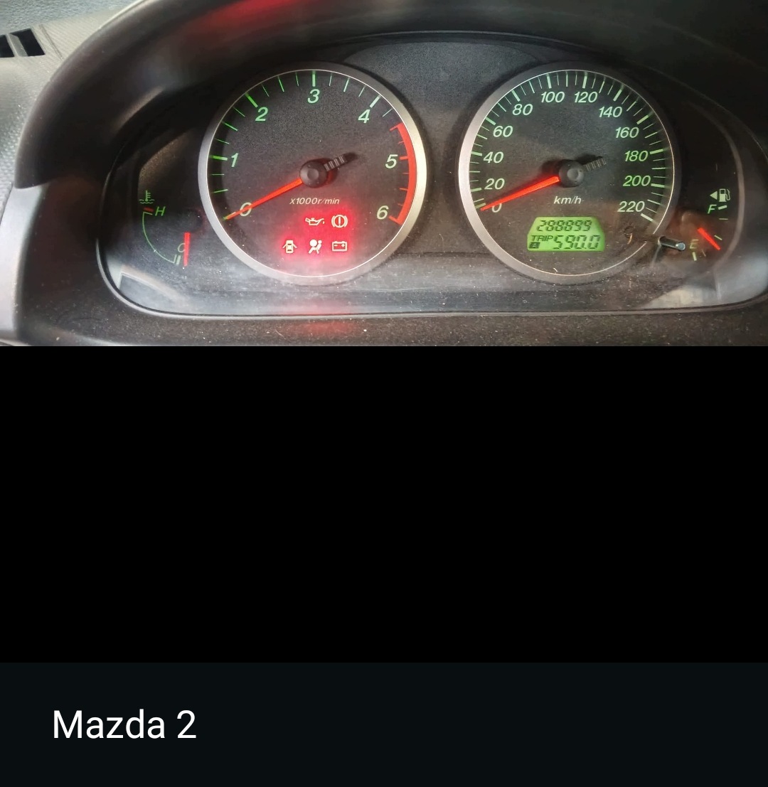 dials dials tachometer mileage 288899 OE 3M7110849NC Mazda II 2 03-07
