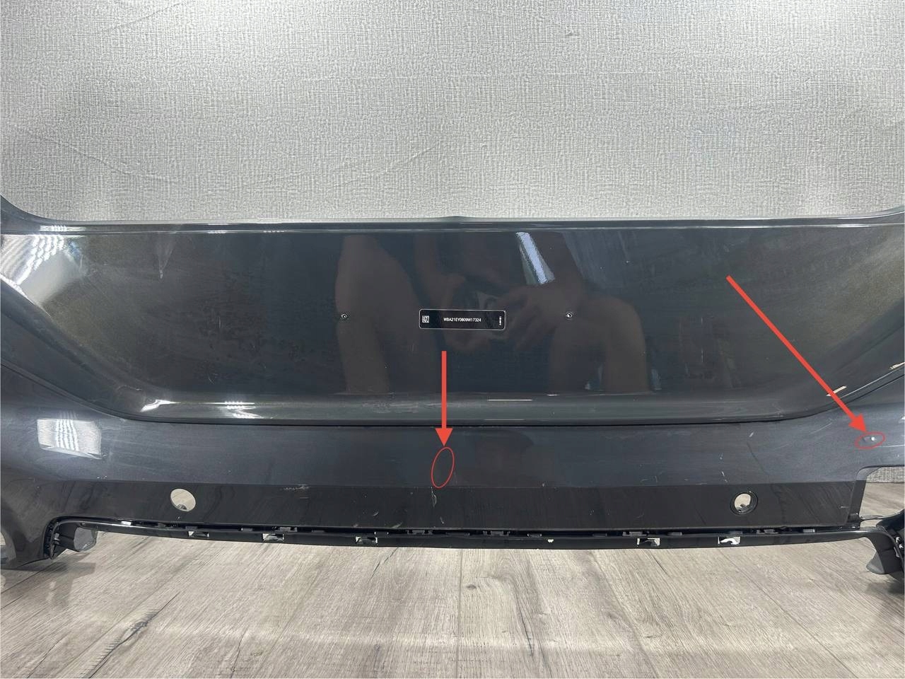 BMW X6 G06 M PAKIET 2019-> stoßstange heck 8069965