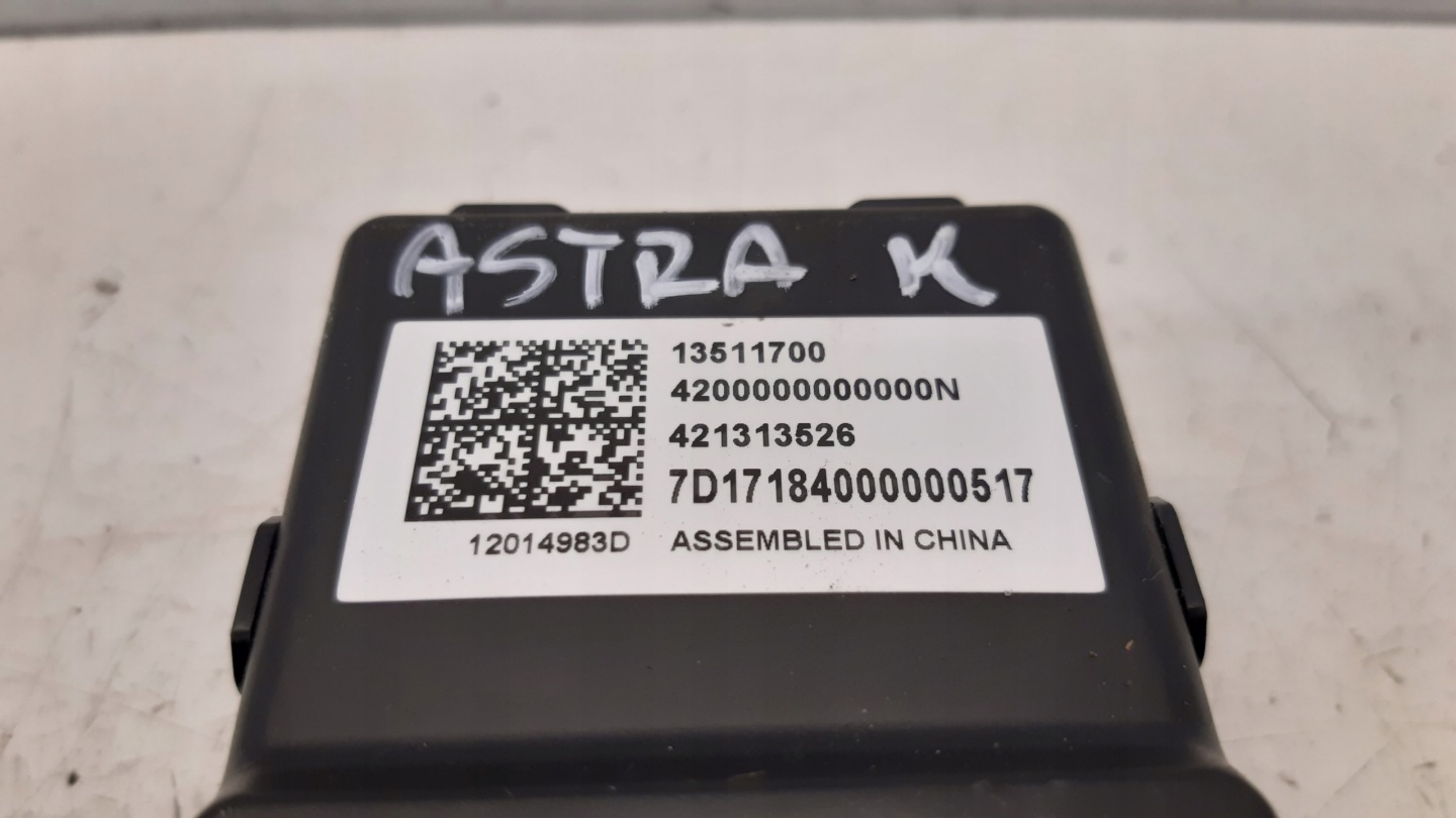 modulo grzania forteli 13511700 Opel Astra K