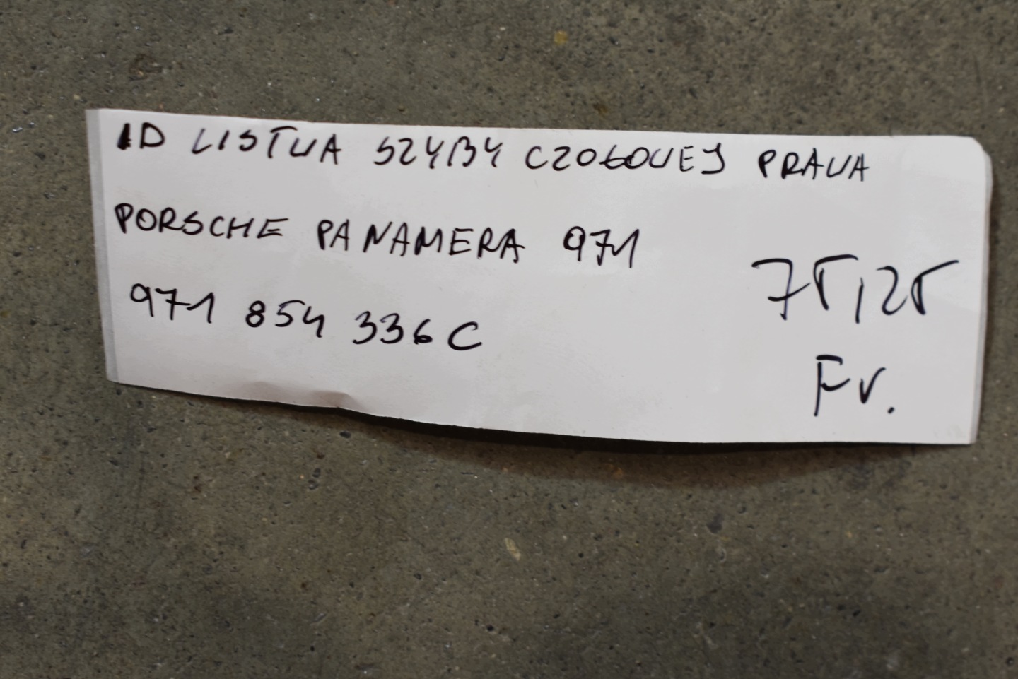 IDEALNA moulding windows CZOLOWEJ right PORSCHE PANAMERA 971 1