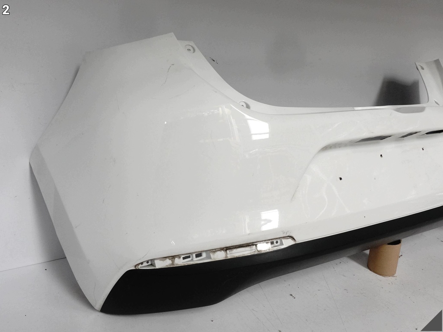 MAZDA 2 III DJ HATCHBACK LIFT 19- bumper rear part + diffuser WERSJA without PDC ORG
