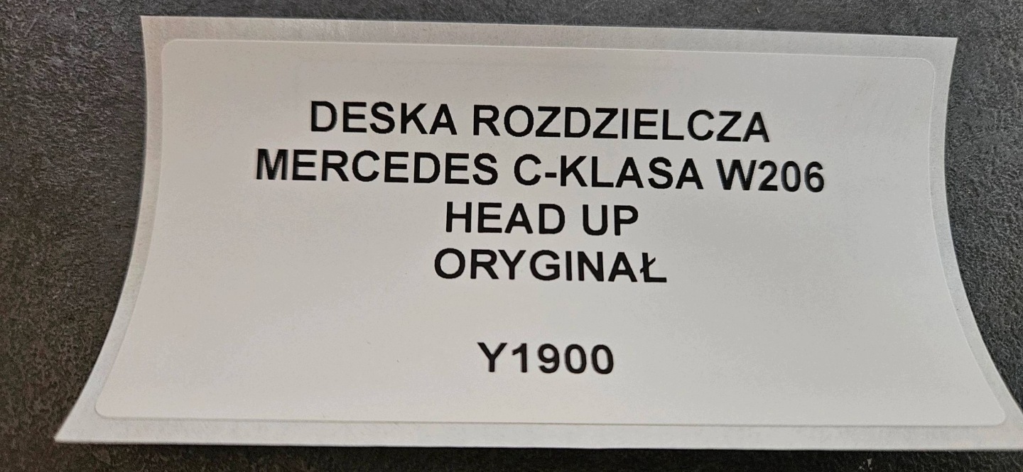 dashboard instrument panel MERCEDES C-class W206 HEAD UP original