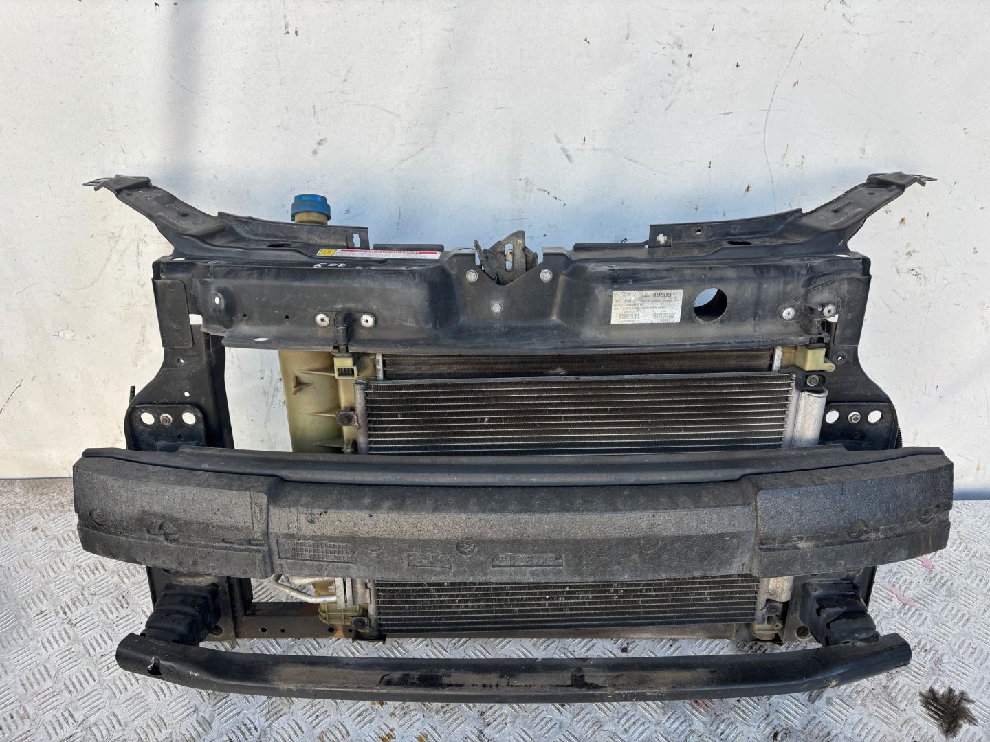 support panel for radiators sider radiator FIAT 500 1.2 07