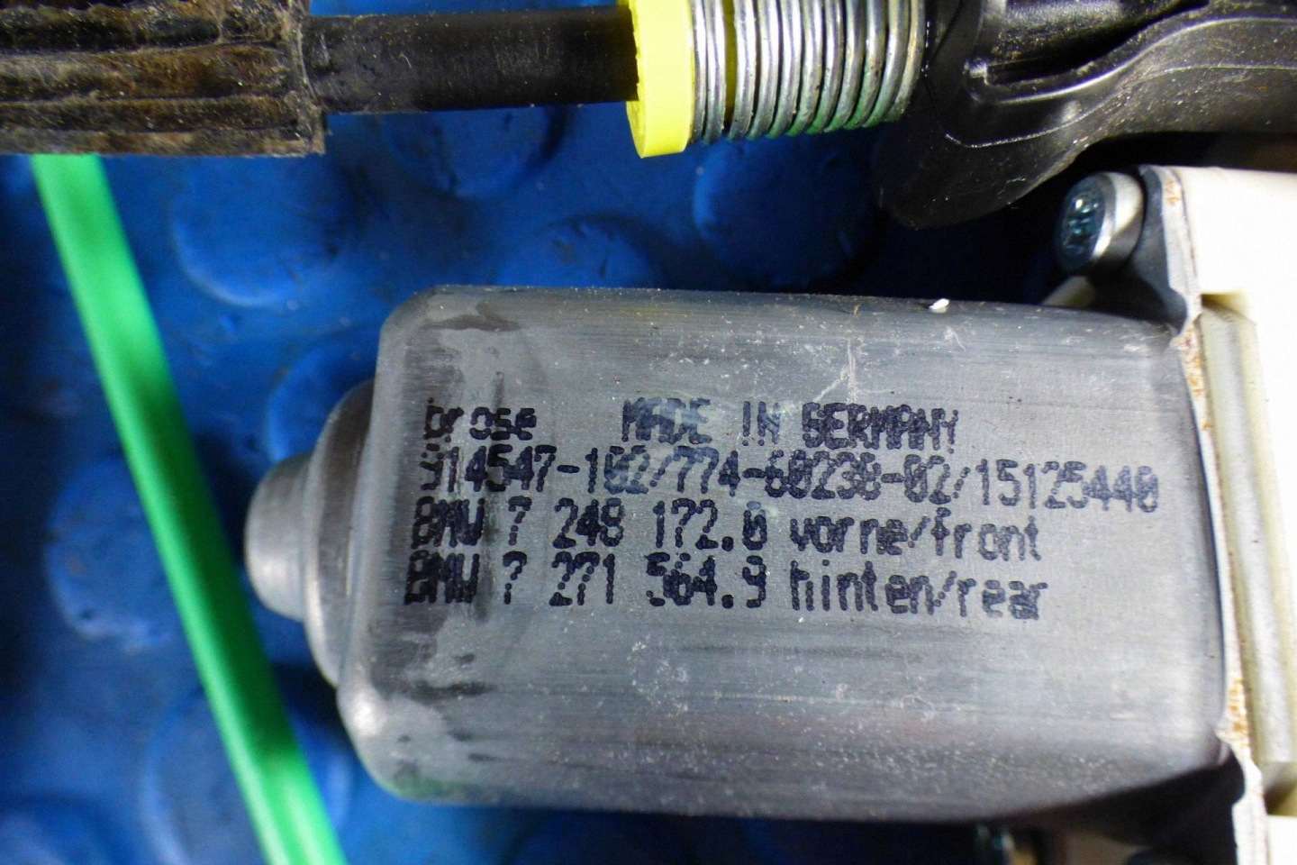 window regulator right front 914547102 6PIN st.BDB EUROPA BMW 5 F10