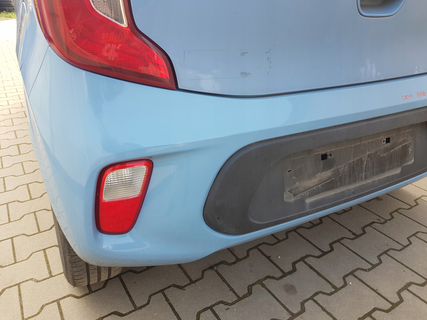 KIA PICANTO III bumper rear part rear KPL ABB 2017