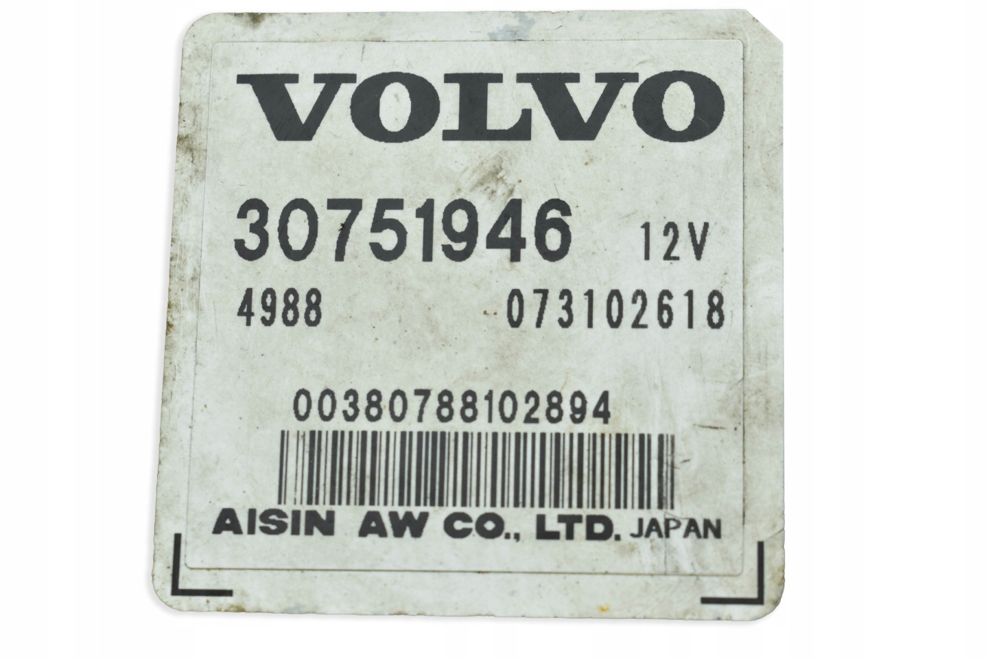 control unit module gearboxes VOLVO S60 II V70 III V60 and 2.4 D5 30751946