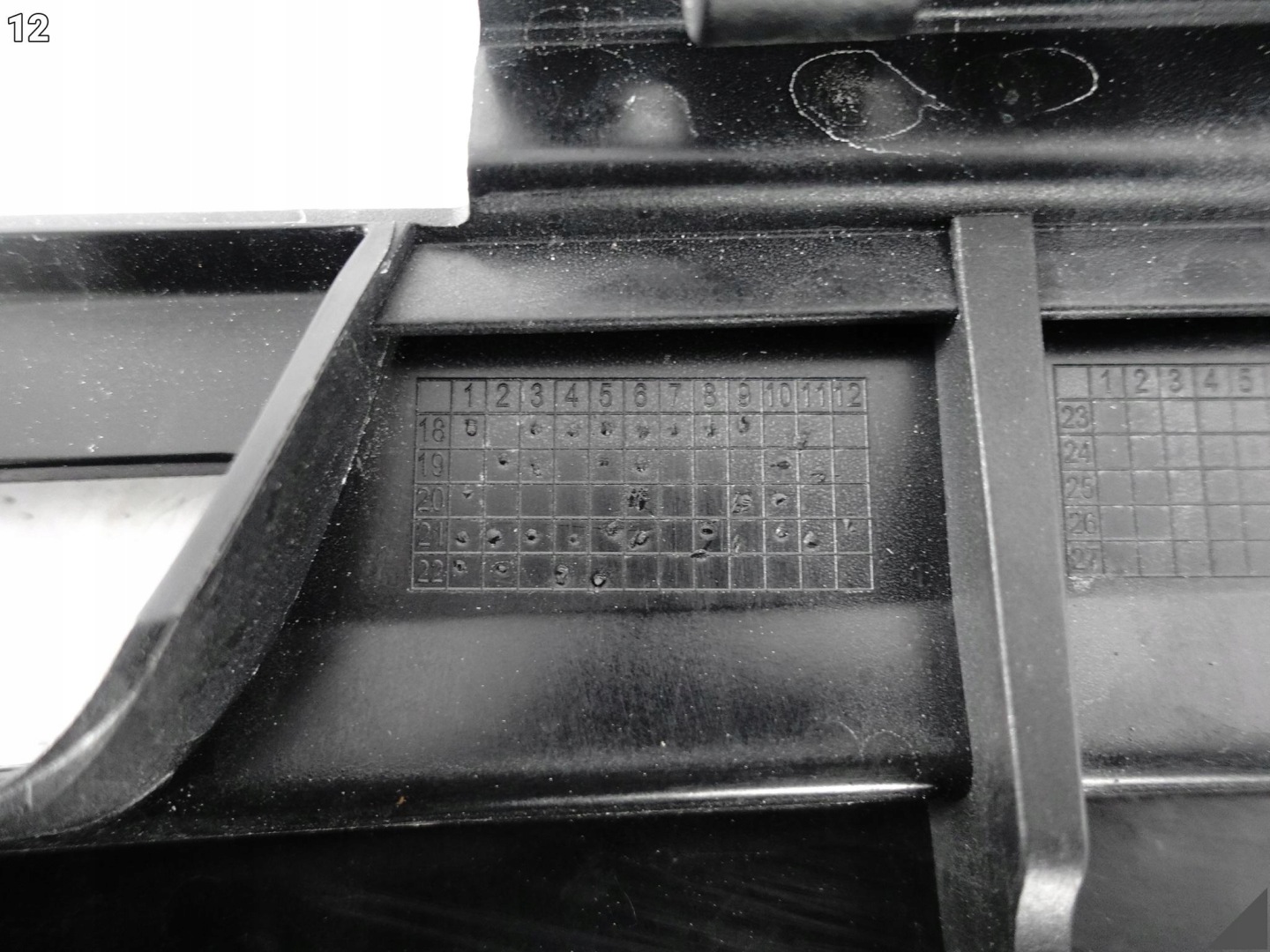 PORSCHE 911 992 19-24 support central holder bracket W bumper rear part