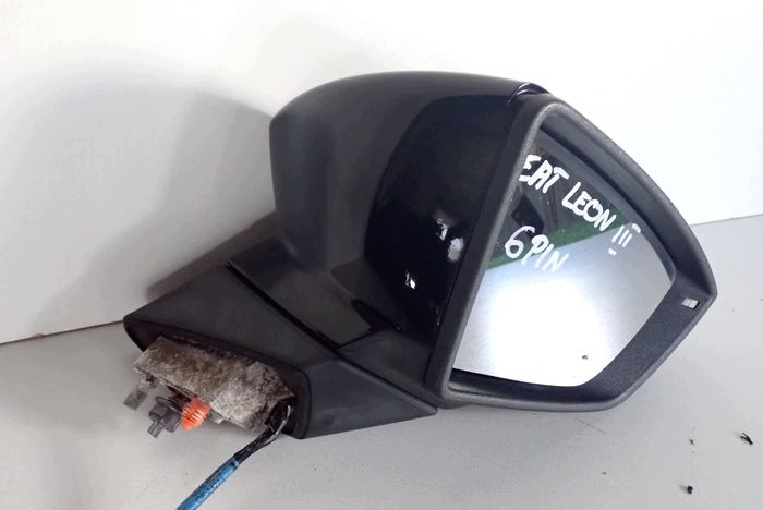 SEAT LEON III mirror right 6 PIN