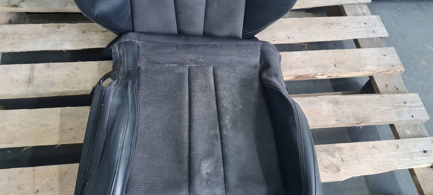 A4 B9 8W side seat SLINE MATERIAL right leather semi leather ALCANTARA