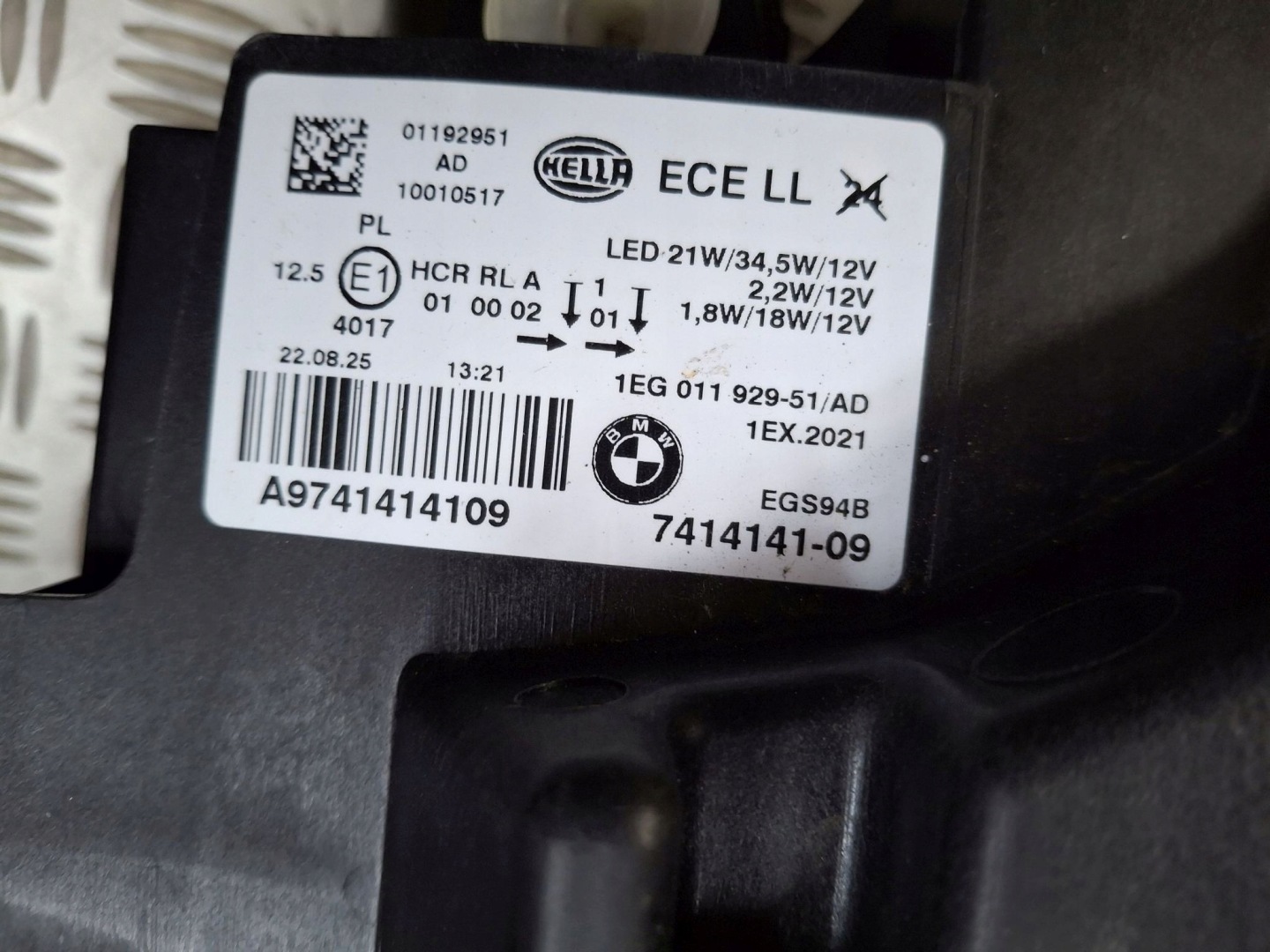 light left front FULL LED BMW 1 F20 LIFT 2015R->